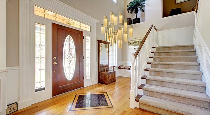 Foyer, Entryway, Staircase